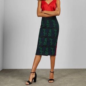 Ted Baker Zinniaa Lace Pencil Skirt, 0
